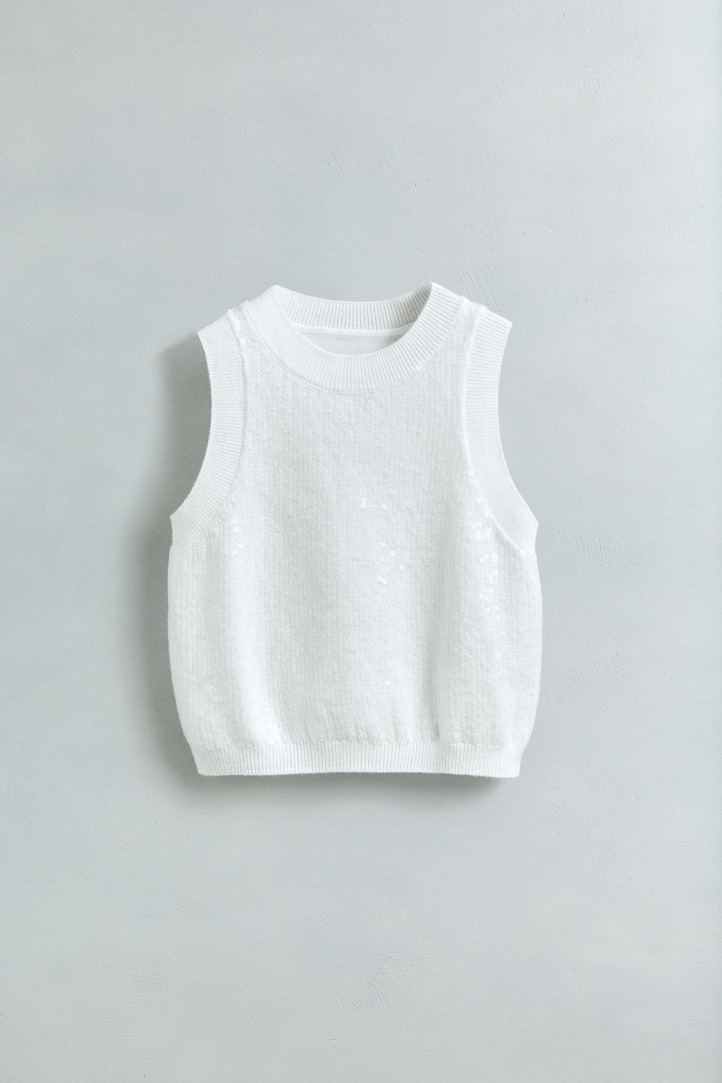 KNITTED SEQUIN TOP - Zara фото 5