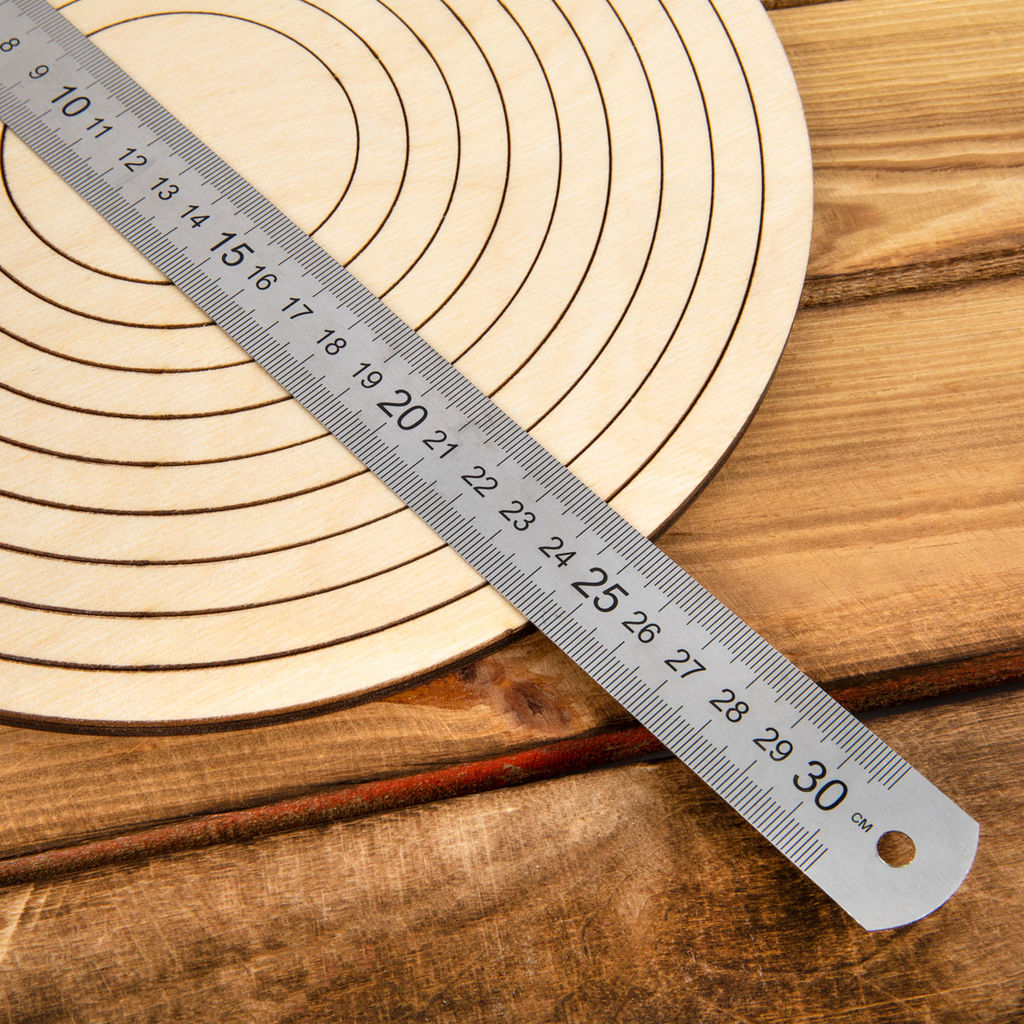 Заготовка для декорирования Mr. Carving БА-70 Кольца для макраме фанера d 25 см х 0.6 см 9 шт . БА-70 фото 5
