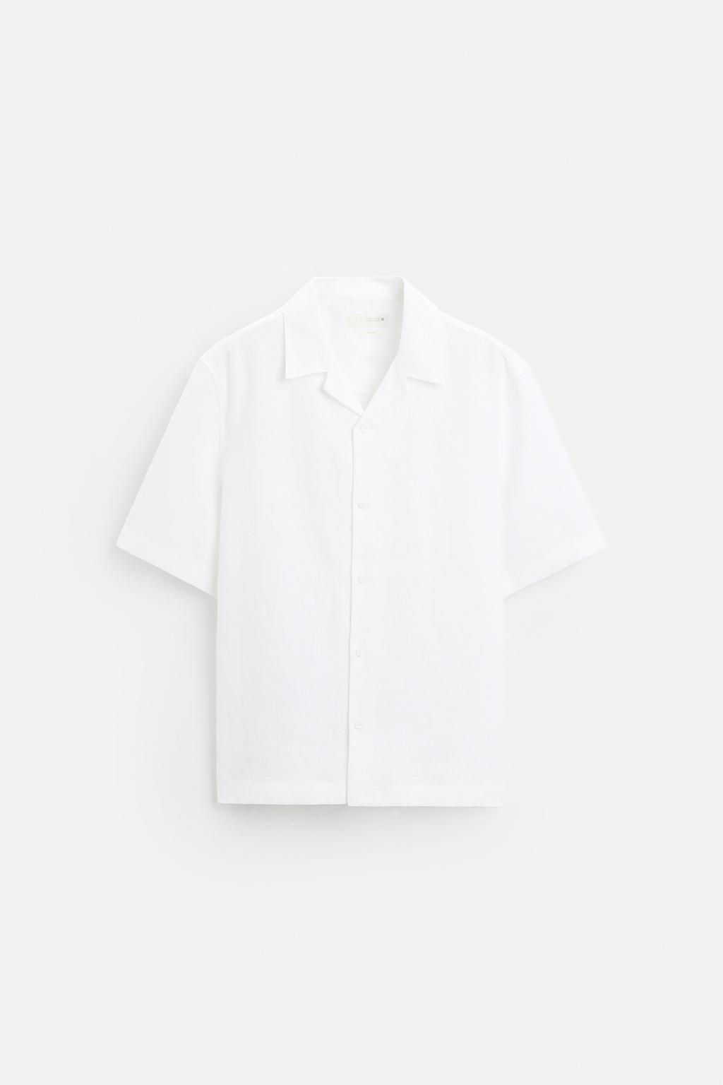100% LINEN SHIRT - Zara фото 14