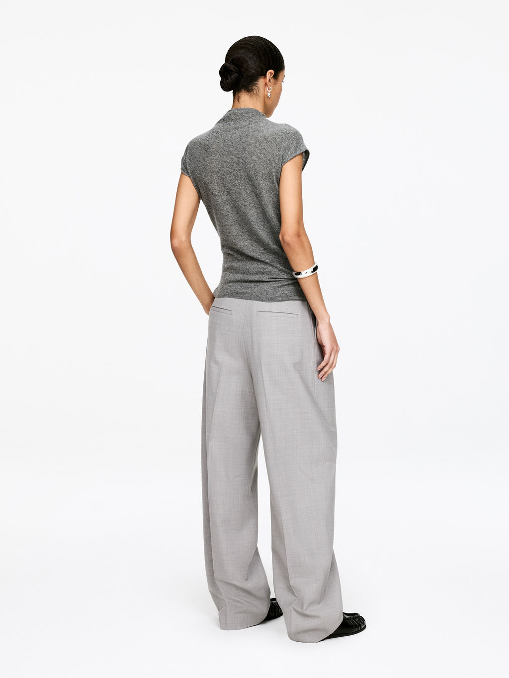 Top drapeado de cachemir puro - H&m фото 4