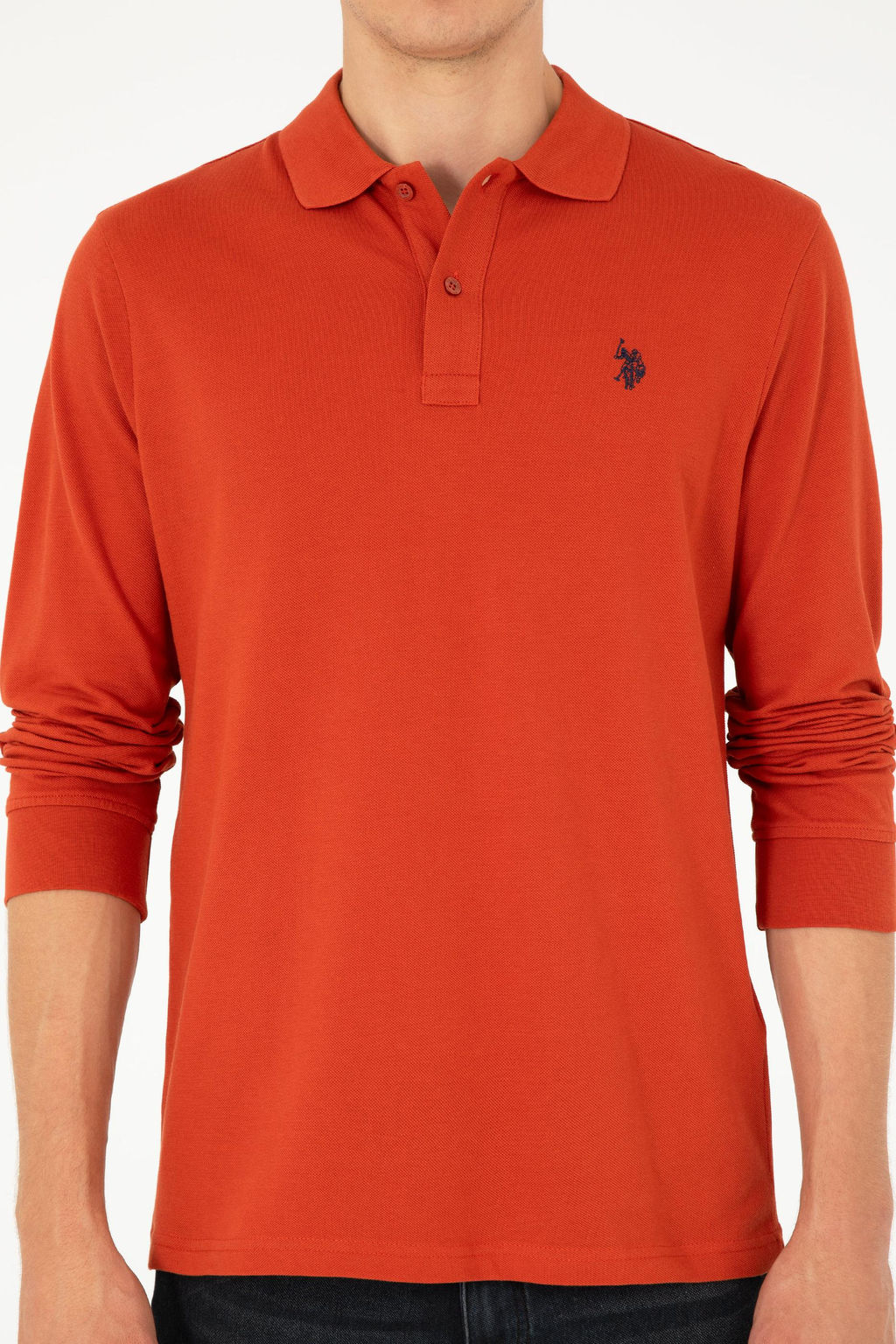 Erkek Kiremit Basic Sweatshirt