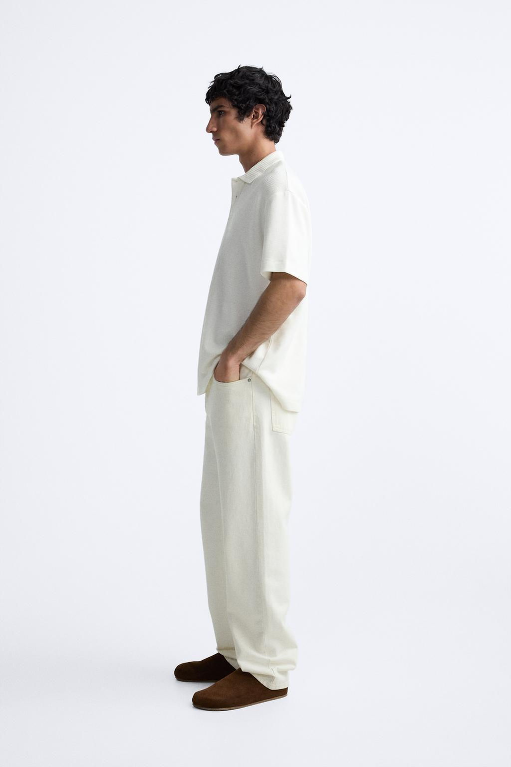 TEXTURED POLO SHIRT - Zara фото 4