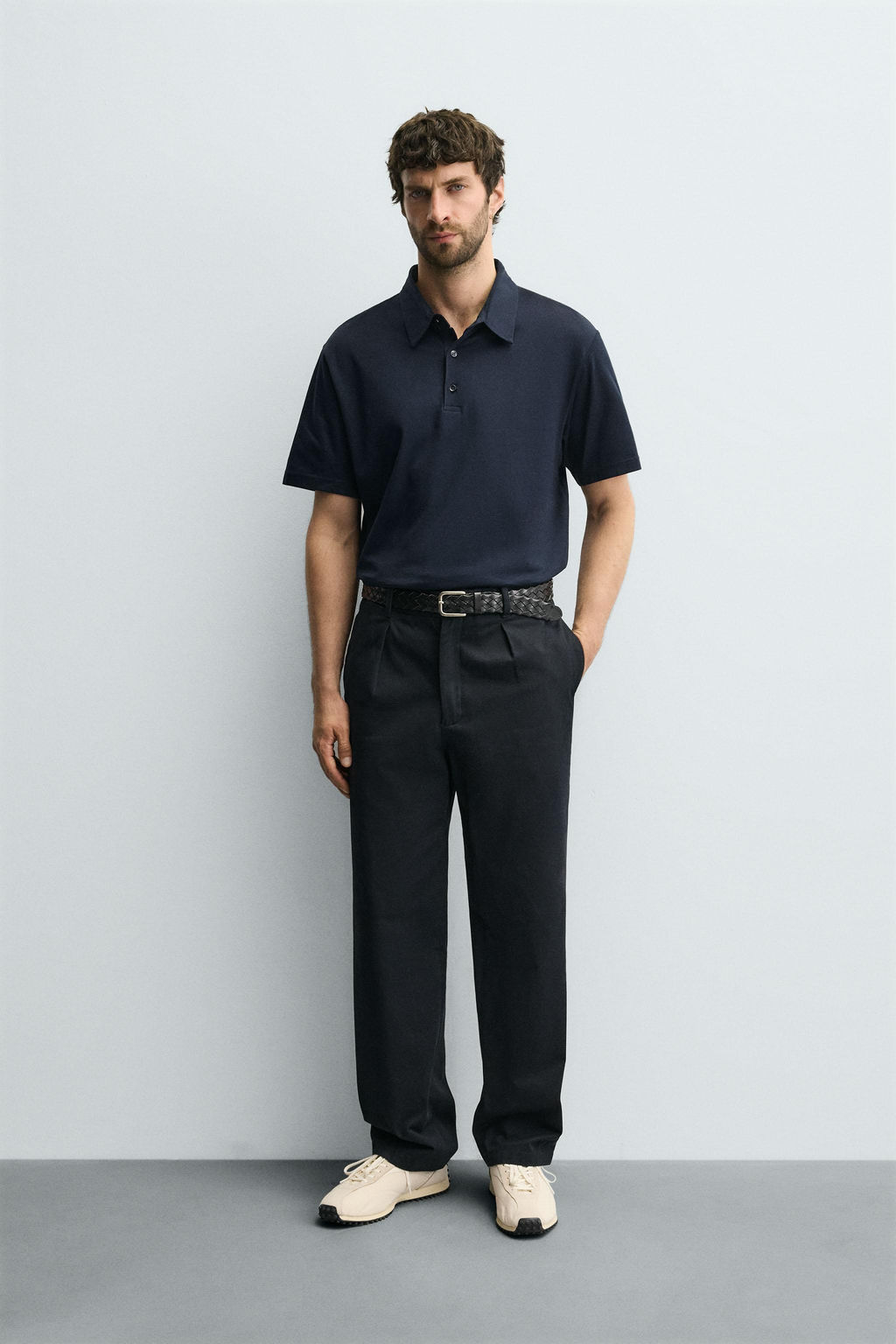 POLO SHIRT WITH MERCERISED FINISH