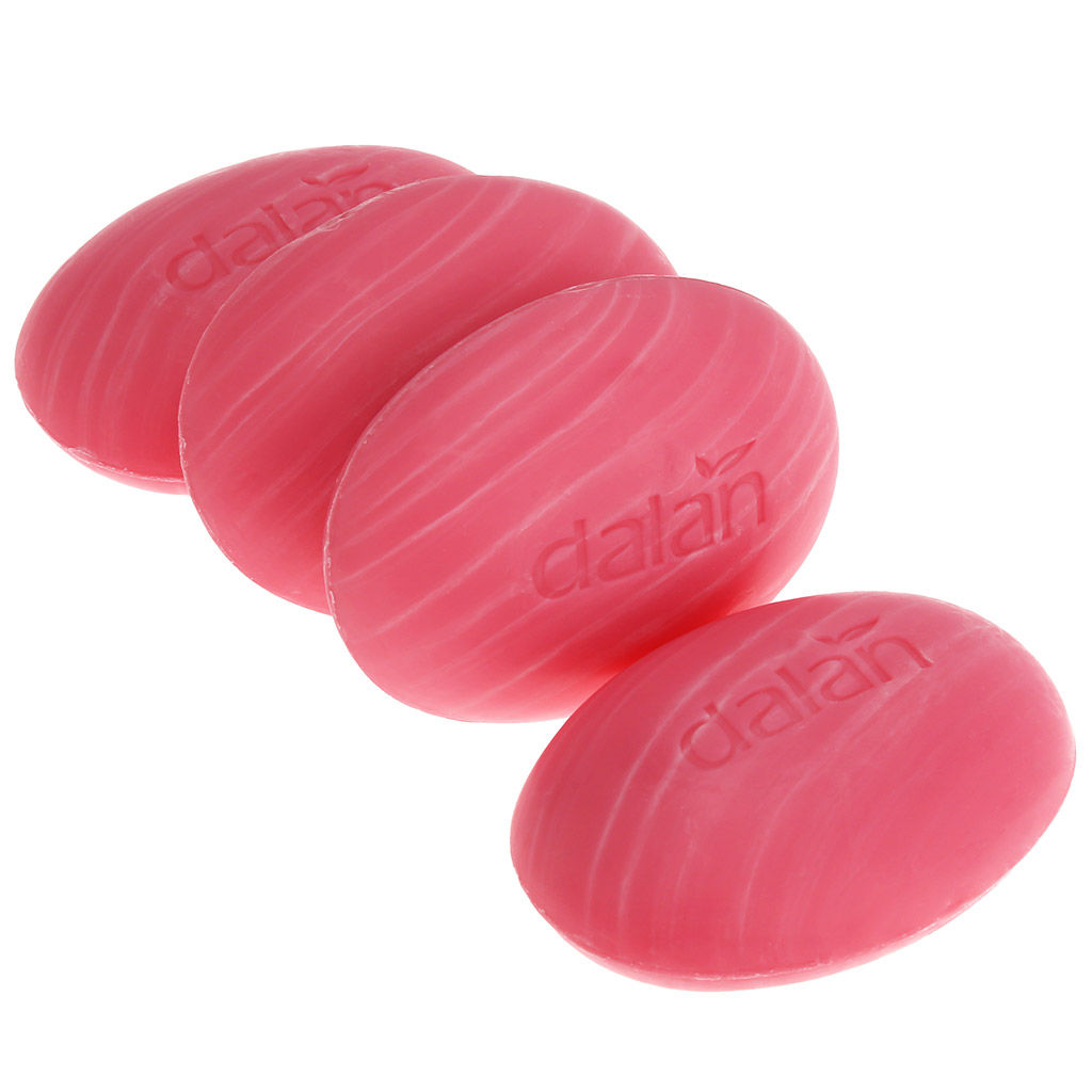 Мыло туалетное твердое Dalan Fresh & Minerals 110г, набор 4шт, Цветок вишни, в тубе (Турция)  фото 2