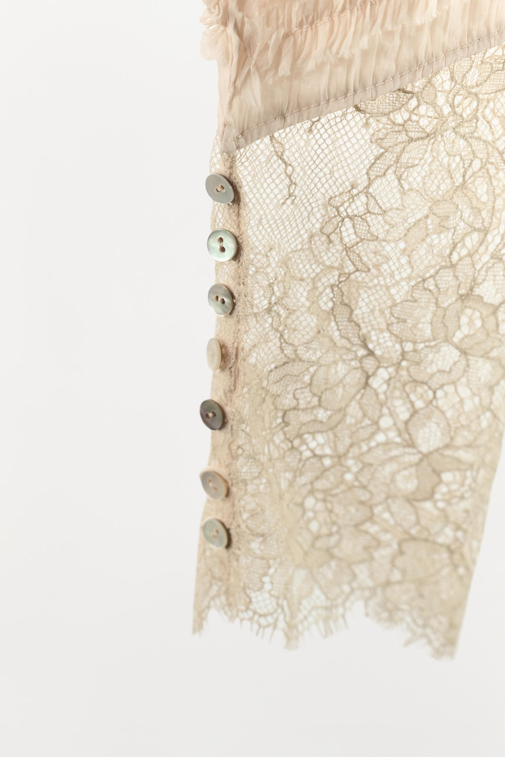 ZW COLLECTION LIMITED EDITION COMBINED RUFFLE SHIRT - Zara фото 6