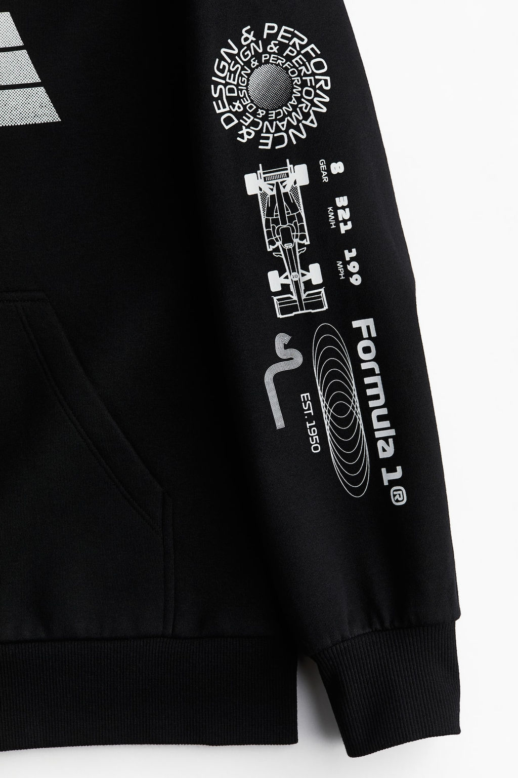 Chaqueta sudadera oversize con capucha y motivo - H&m фото 8