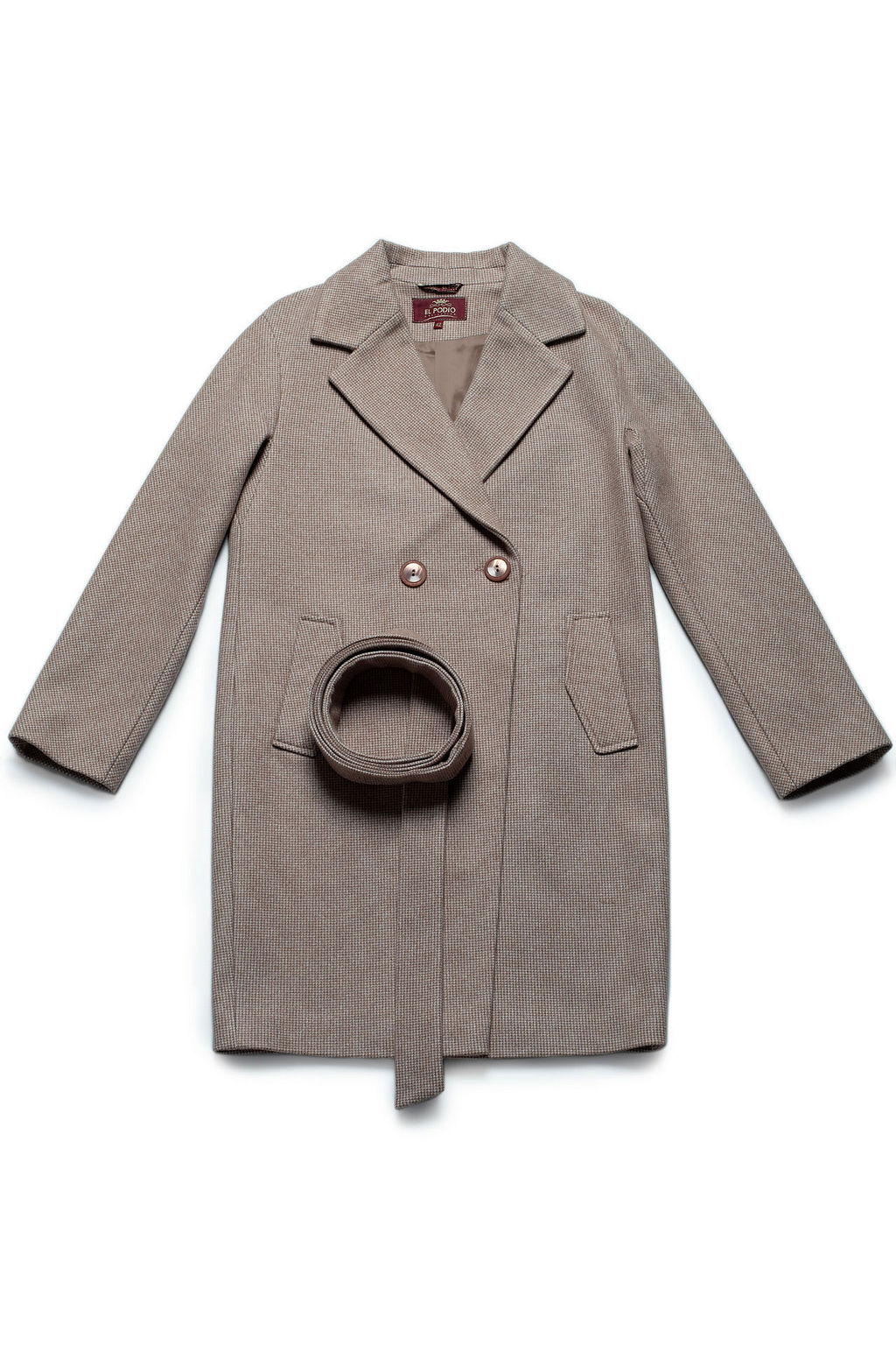 Пальто женское демисезонное (пояс)