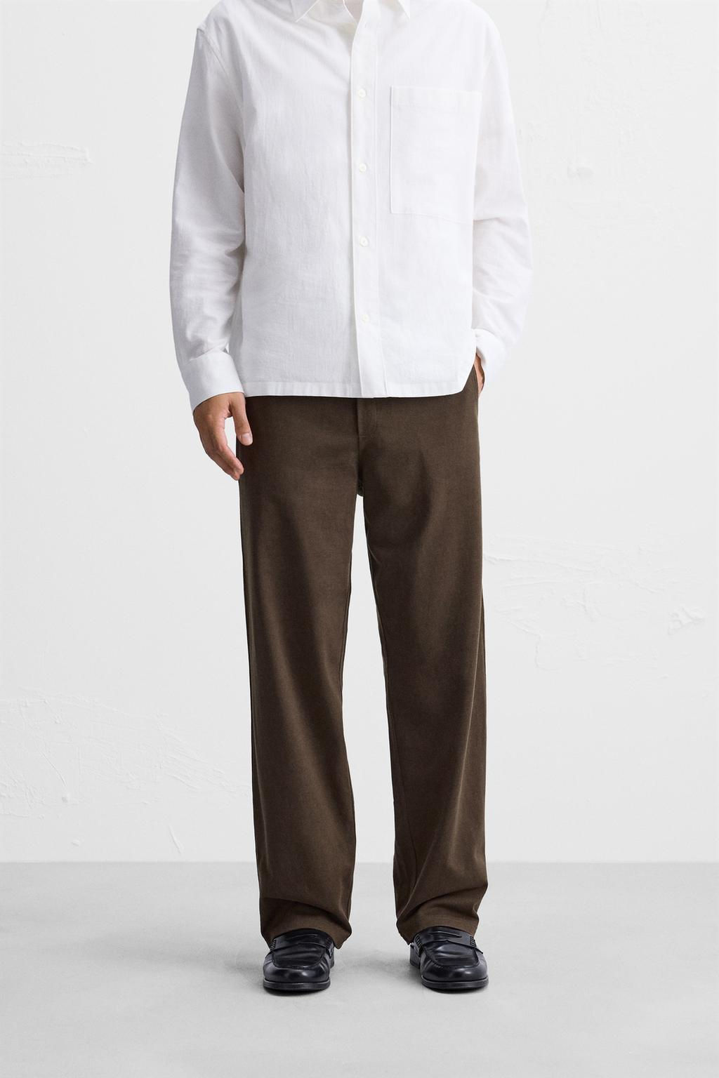 RELAXED FIT JOGGER TROUSERS - Zara фото 18