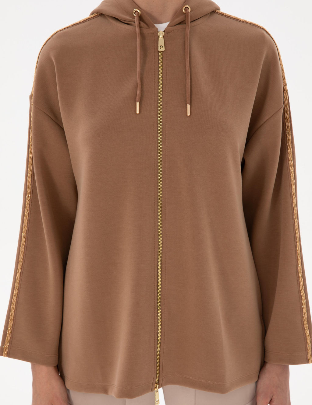 Кардиган Pierre Cardin коричневый Comfort Fit