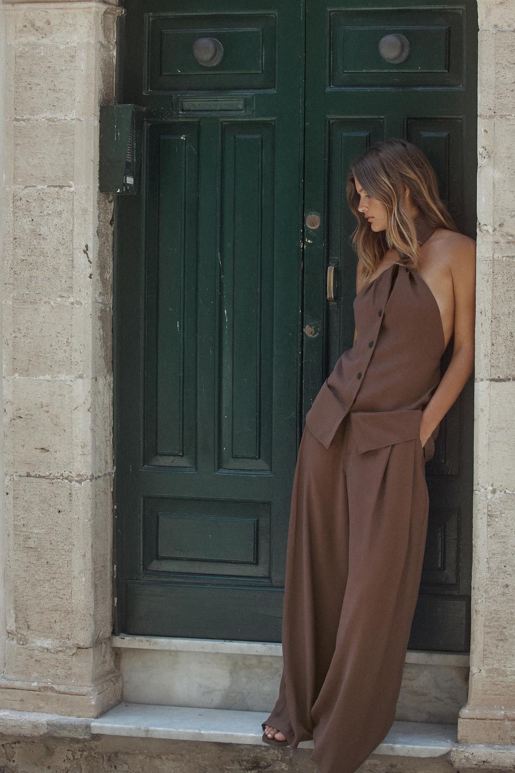 DOUBLE PLEAT TROUSERS WITH FLAPS - Zara фото 4