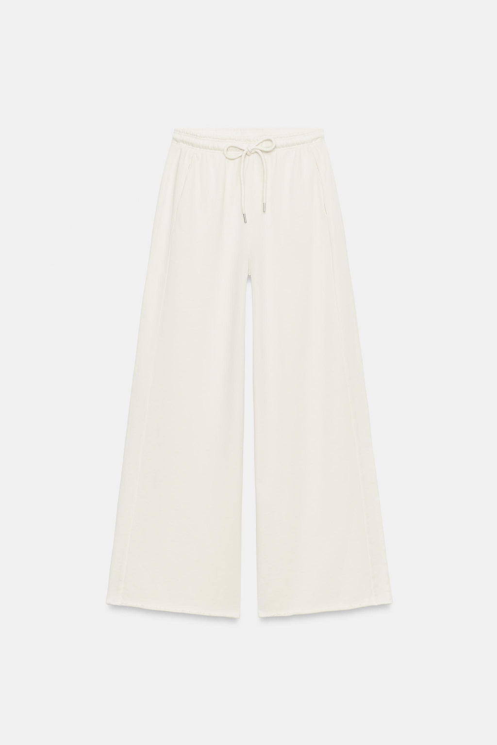 PANTAL?N ANCHO FELPA / Crudo - Zara фото 5