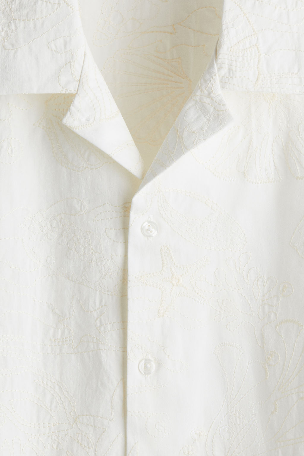 Camisa resort bordada Regular Fit - H&m фото 2
