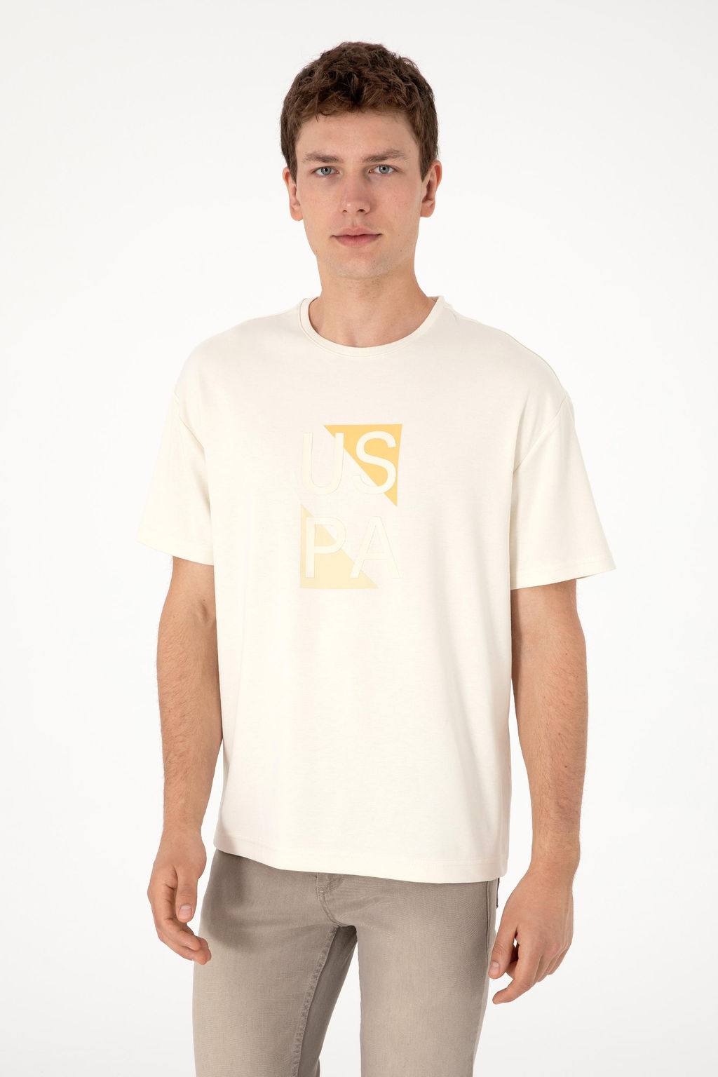 Erkek Krem Ti__rt Sepette S_rpriz _ndirim - U.s. polo assn фото 8