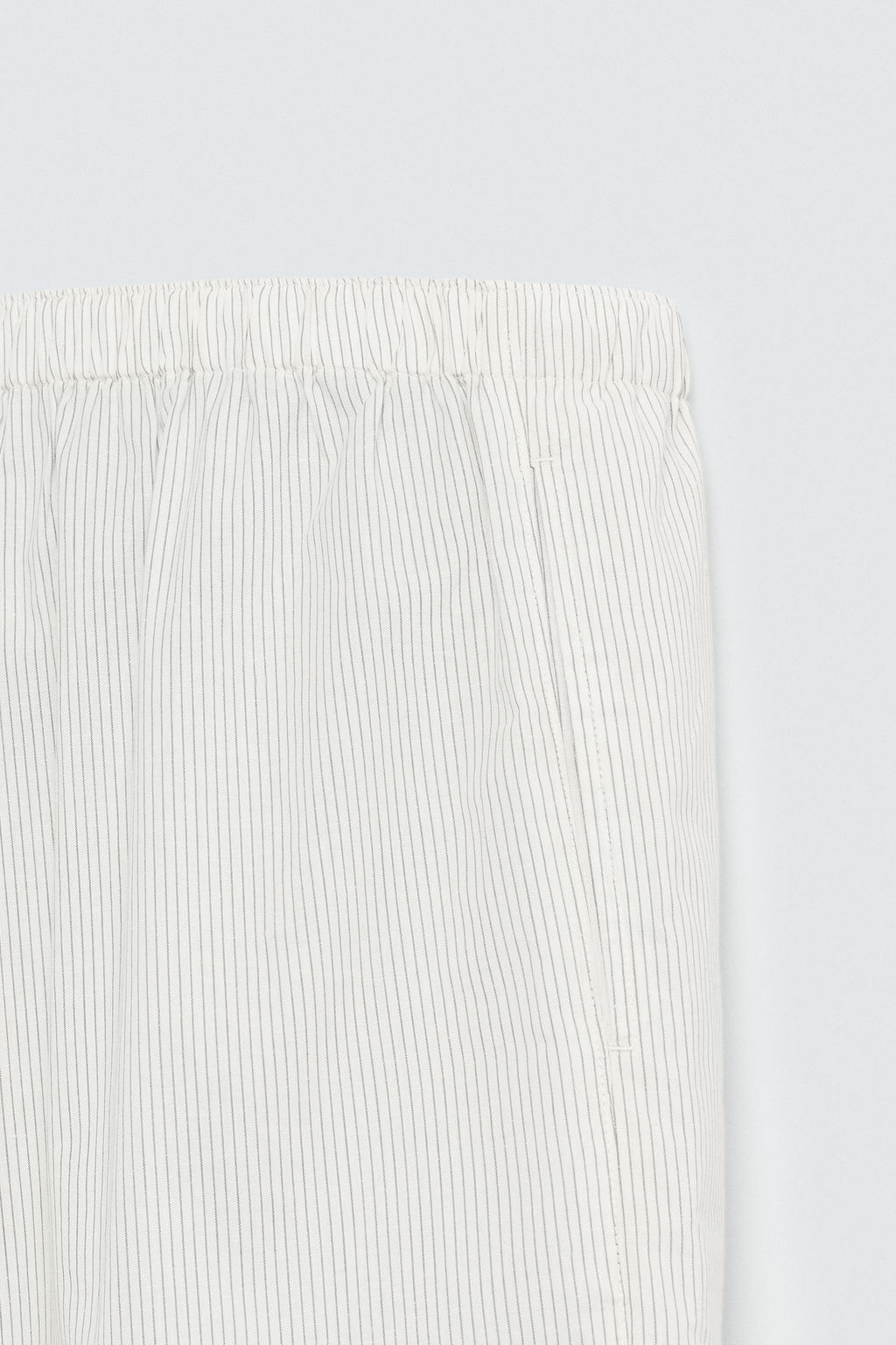 COTTON-HEMP STRIPED BERMUDA SHORTS - Zara фото 27