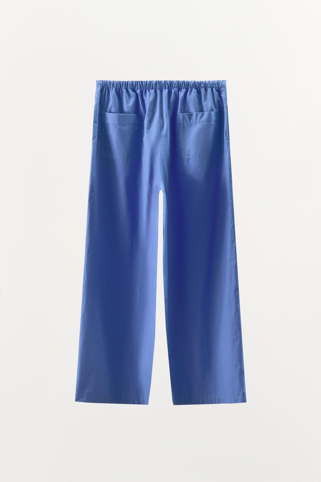 POPLIN PYJAMA TROUSERS - Zara фото 7