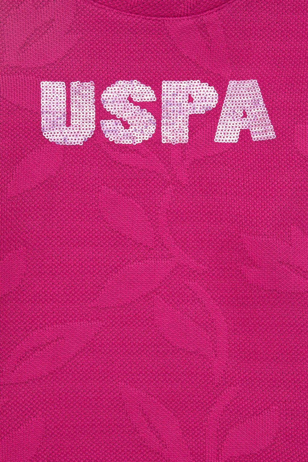 KДz Гocuk AГДk Pembe Comfort Fit Bisiklet Yaka BaskДlД Pamuk TiЕГrt - U.s. polo assn фото 6