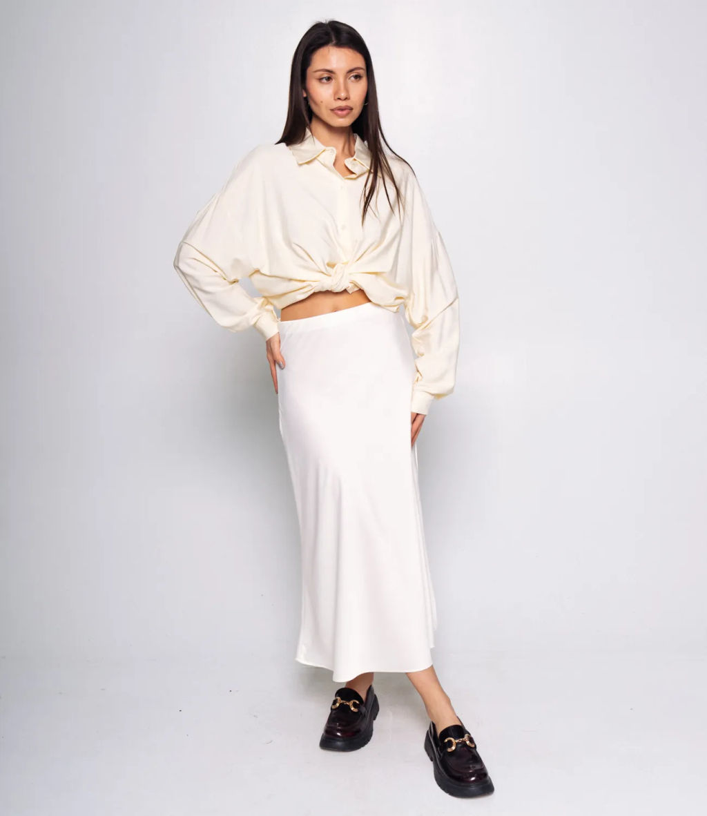 Юбка #КТ2103, кремовый