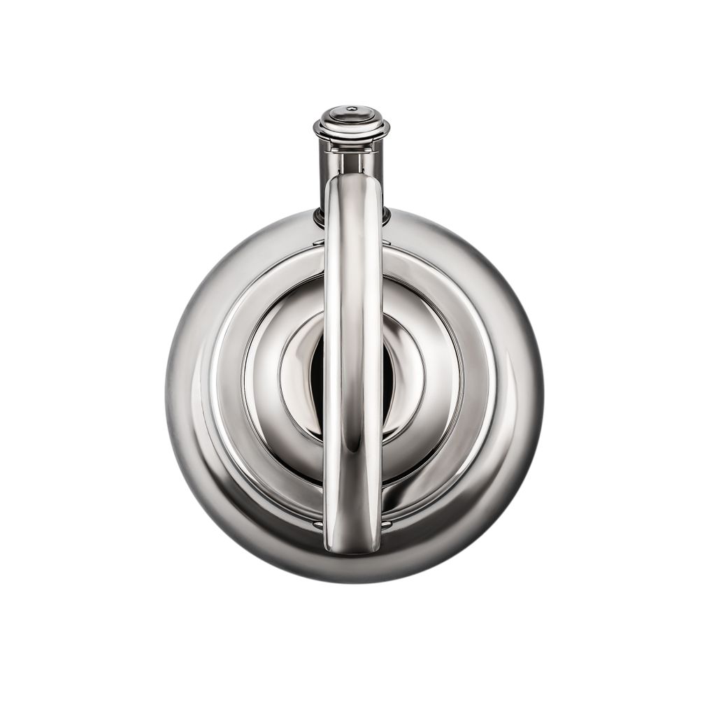 1128 GIPFELЧайник для кипячения воды 2,2л со свистком, с индукционным капсульным дном. Материал: нерж. сталь 18/10. Толщина: 0,5мм фото 5