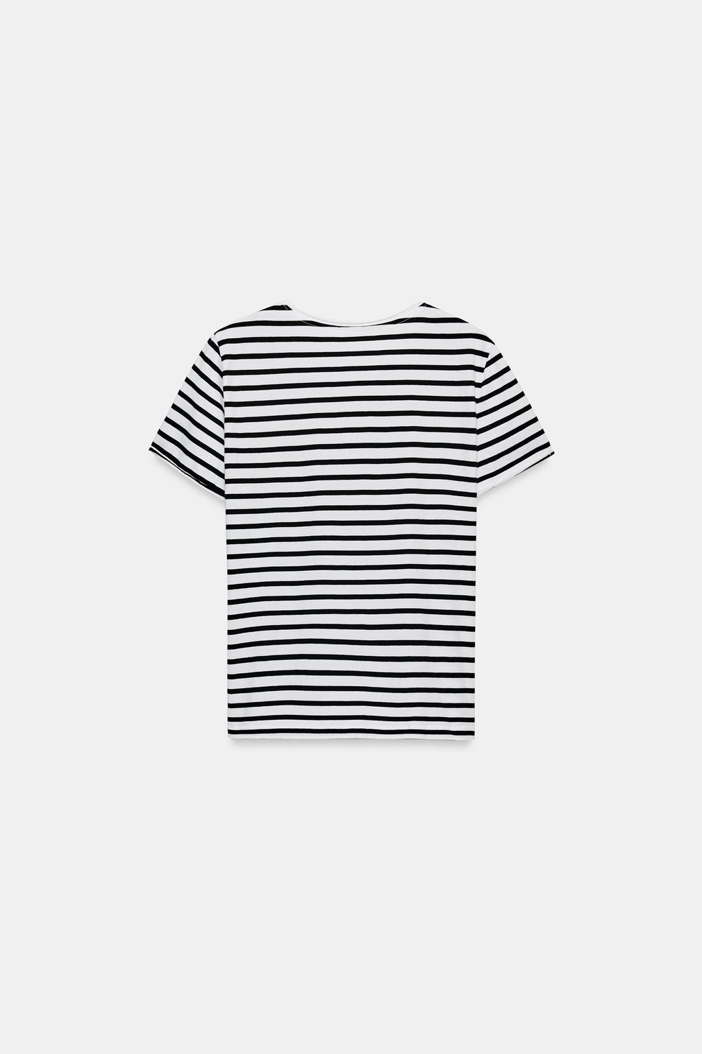 CAMISETA LAVADA MANGA CORTA / rayas