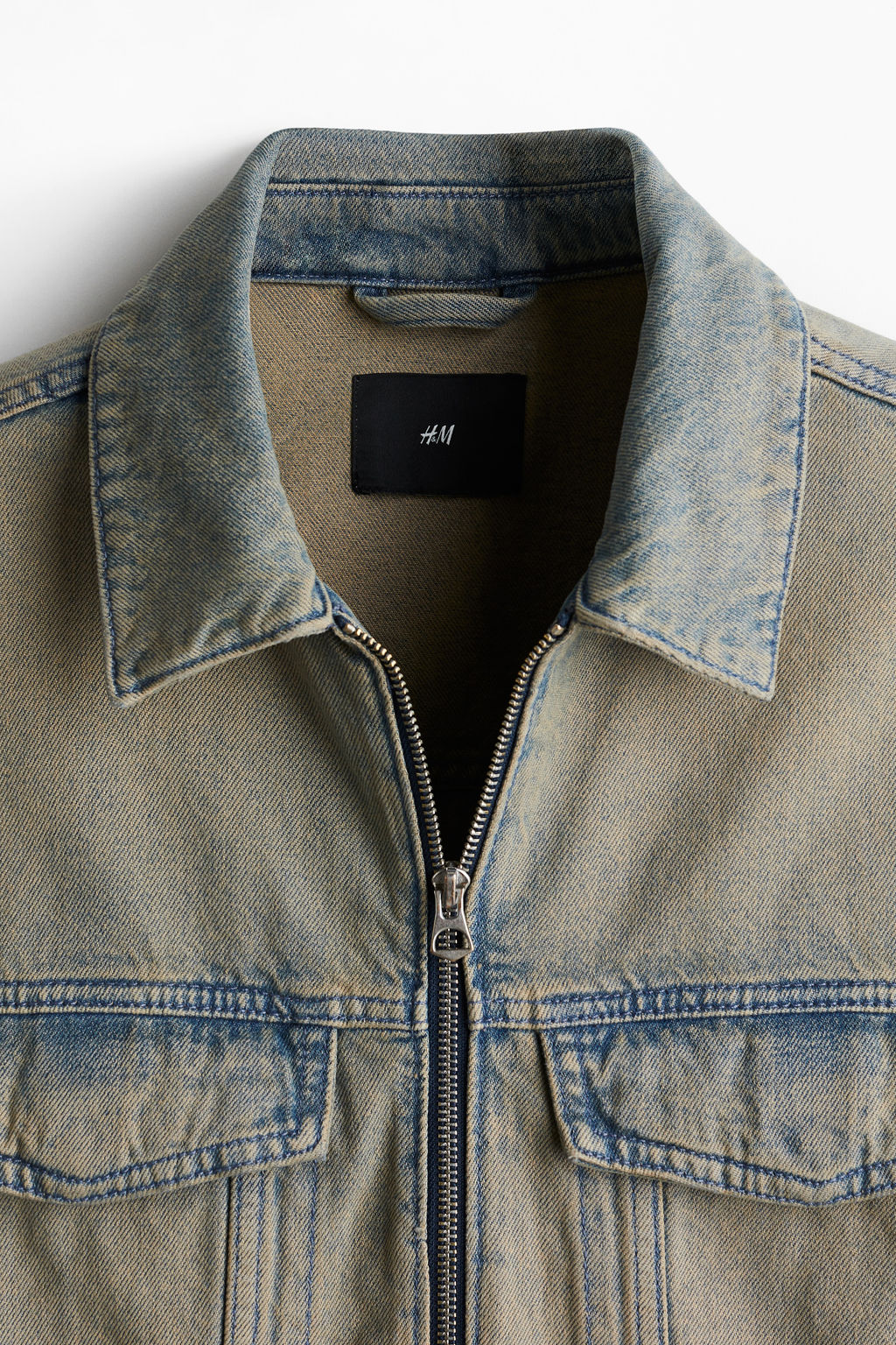 Cazadora worker en denim Loose Fit - H&m фото 3