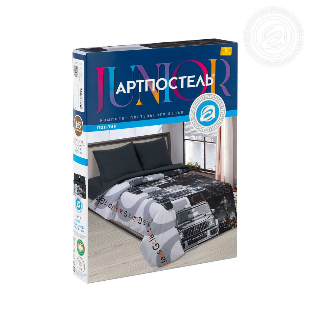 Постельное белье Статус (поплин детский) 1,5 сп./Пододеяльник: 1 шт. - 215*145; Простыня: 1 шт. - 214*150; Наволочка: 2 шт. - 70*70; Поплин детский