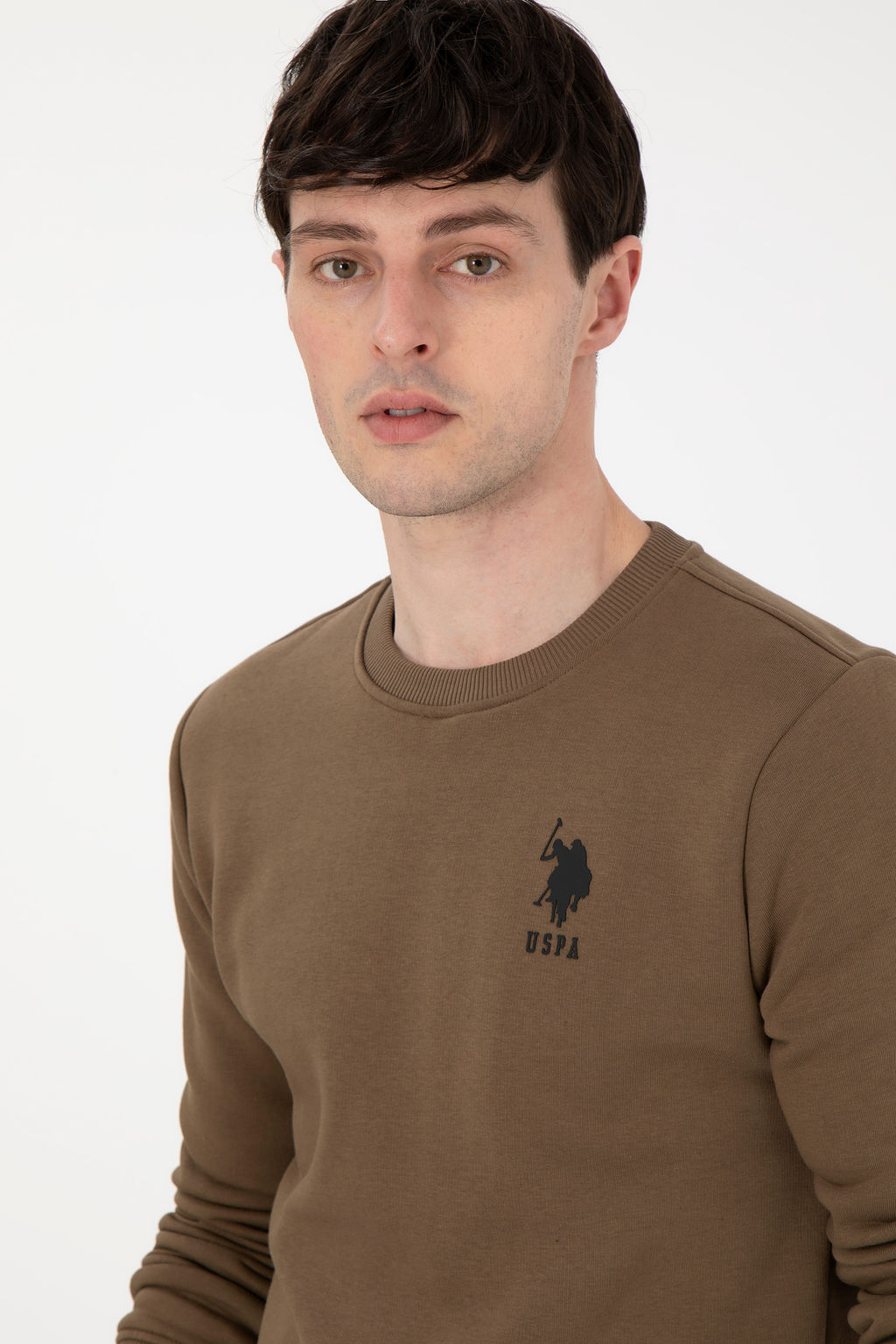 Мужской свитшот цвета хаки Неожиданная скидка в корзине - U.s. polo assn фото 9