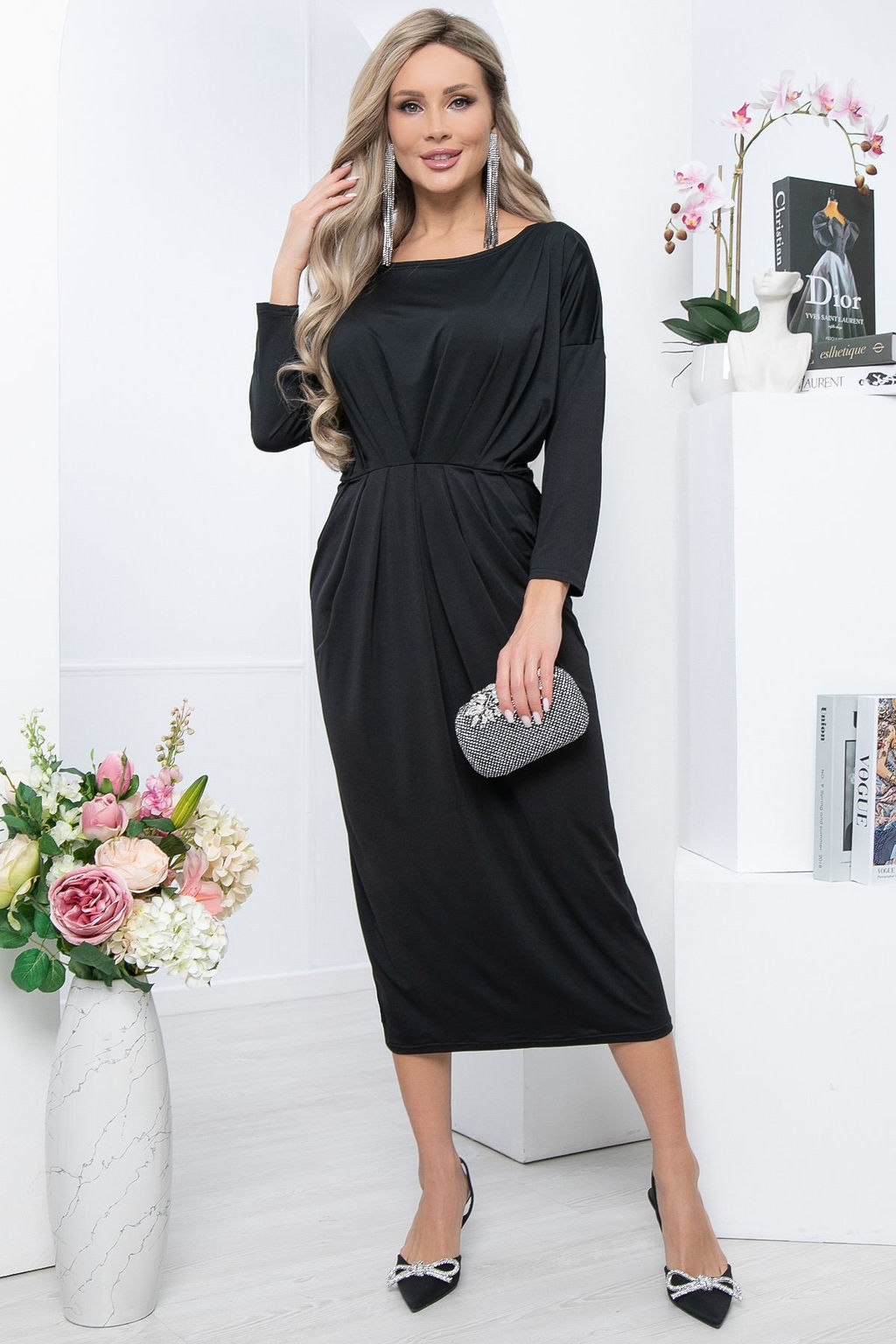 Платье Персефона (блэк) П7890 - Lt collection фото 11