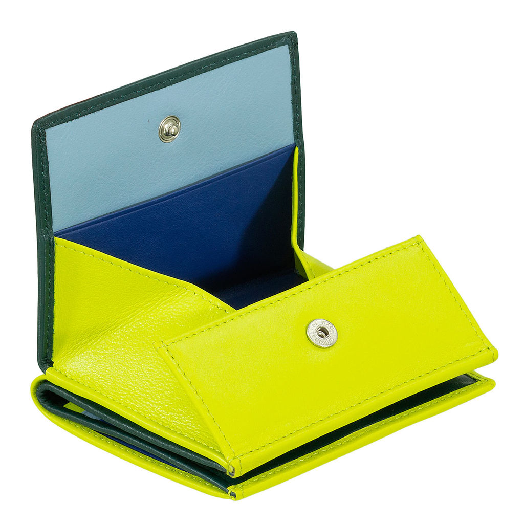 Итальянский кожаный кошелек DuDu серии Flavio | зеленый - Dudubags фото 4