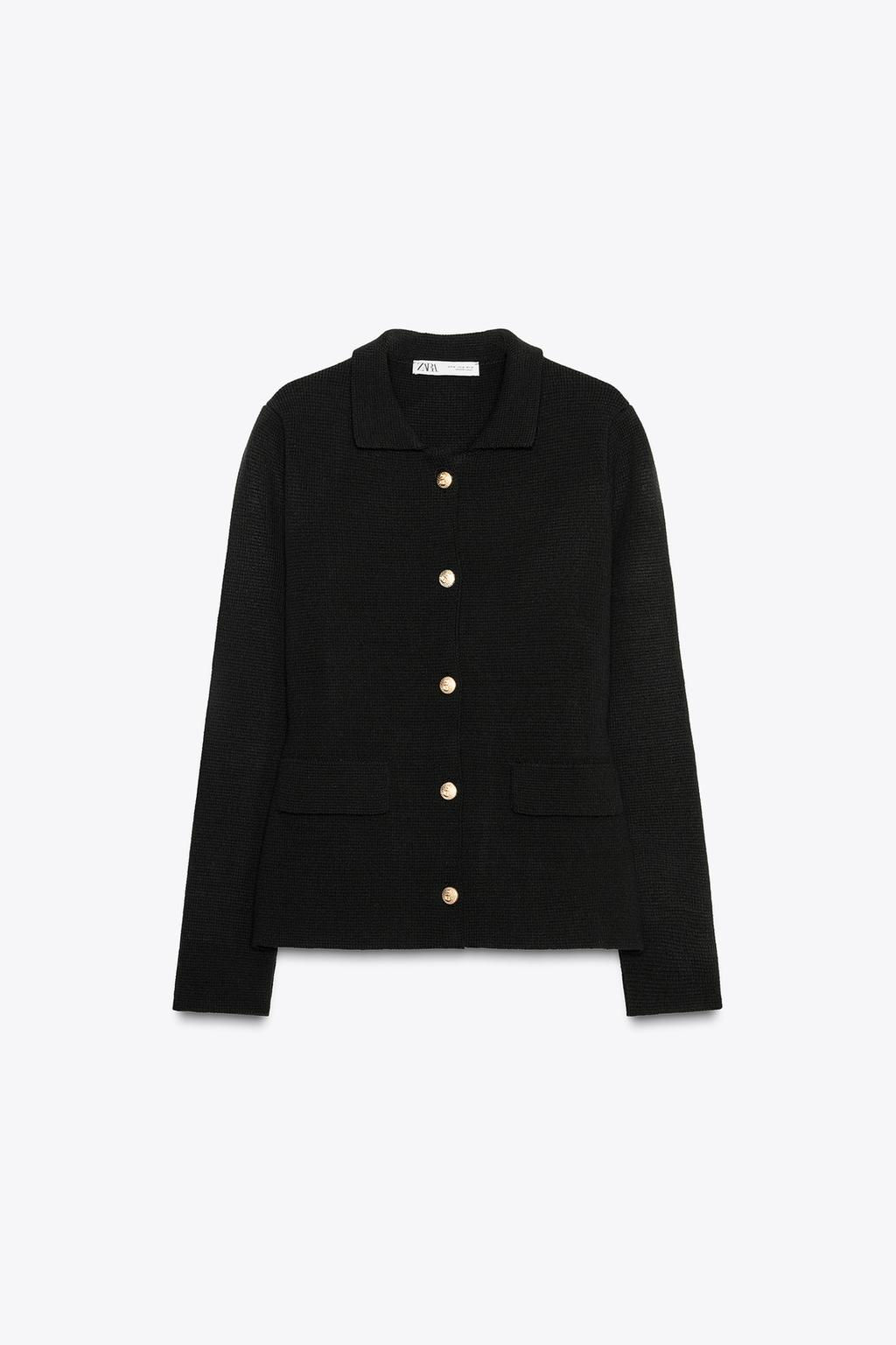 PLAIN KNIT CARDIGAN - Zara фото 2