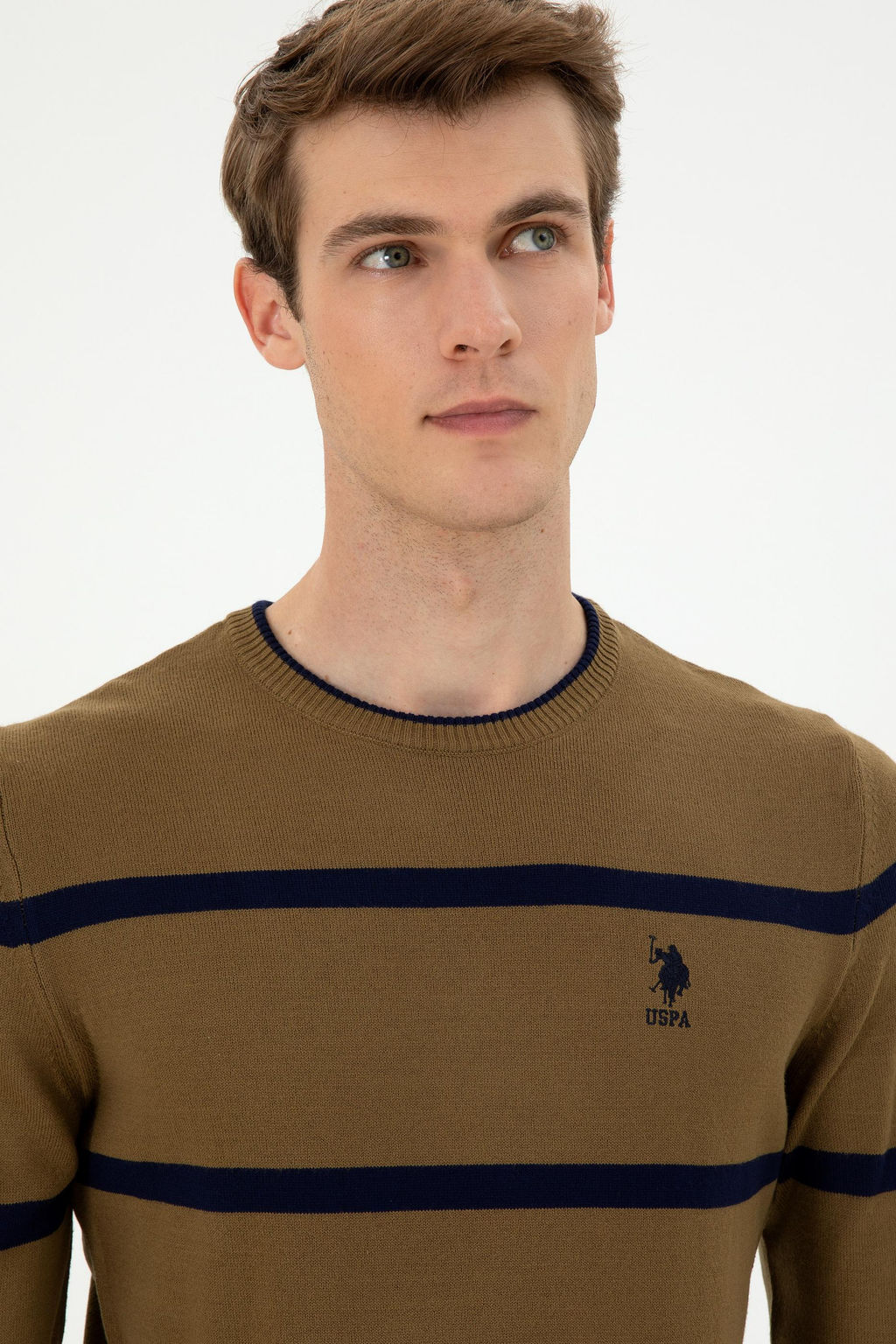 Мужской свитер цвета хаки - U.s. polo assn фото 2