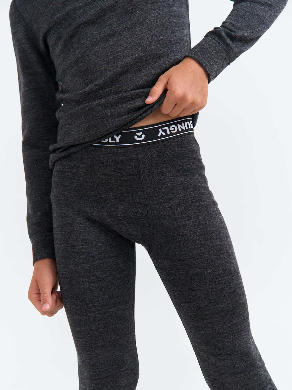 Комплект термо Графит меланж с шерстью для мальчиков 7+ - Bungly фото 4