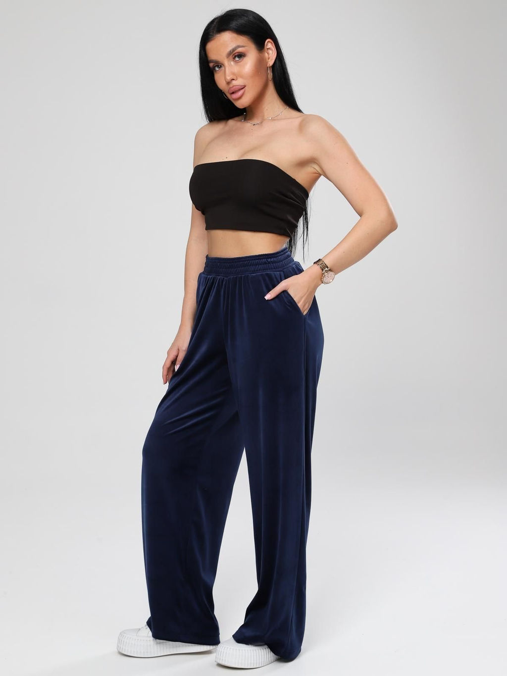 IV-CAPRIZ Марлена - брюки из велюра с лайкрой  фото 11