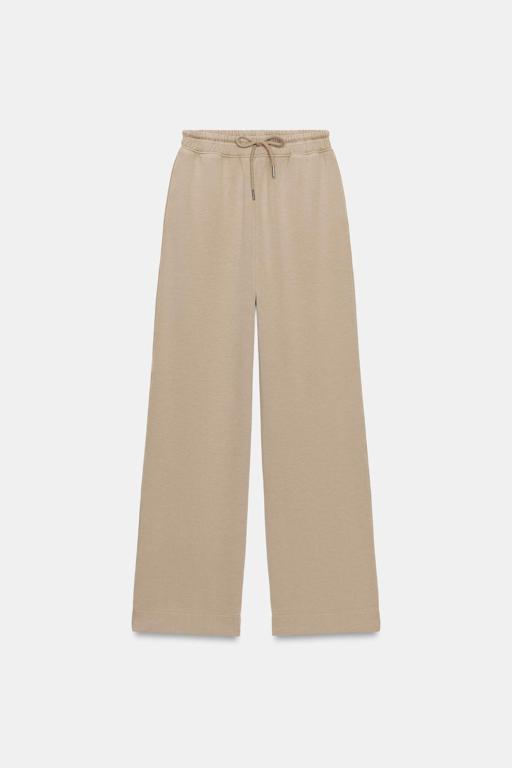 WASHED-EFFECT INTERLOCK TROUSERS - Zara фото 5