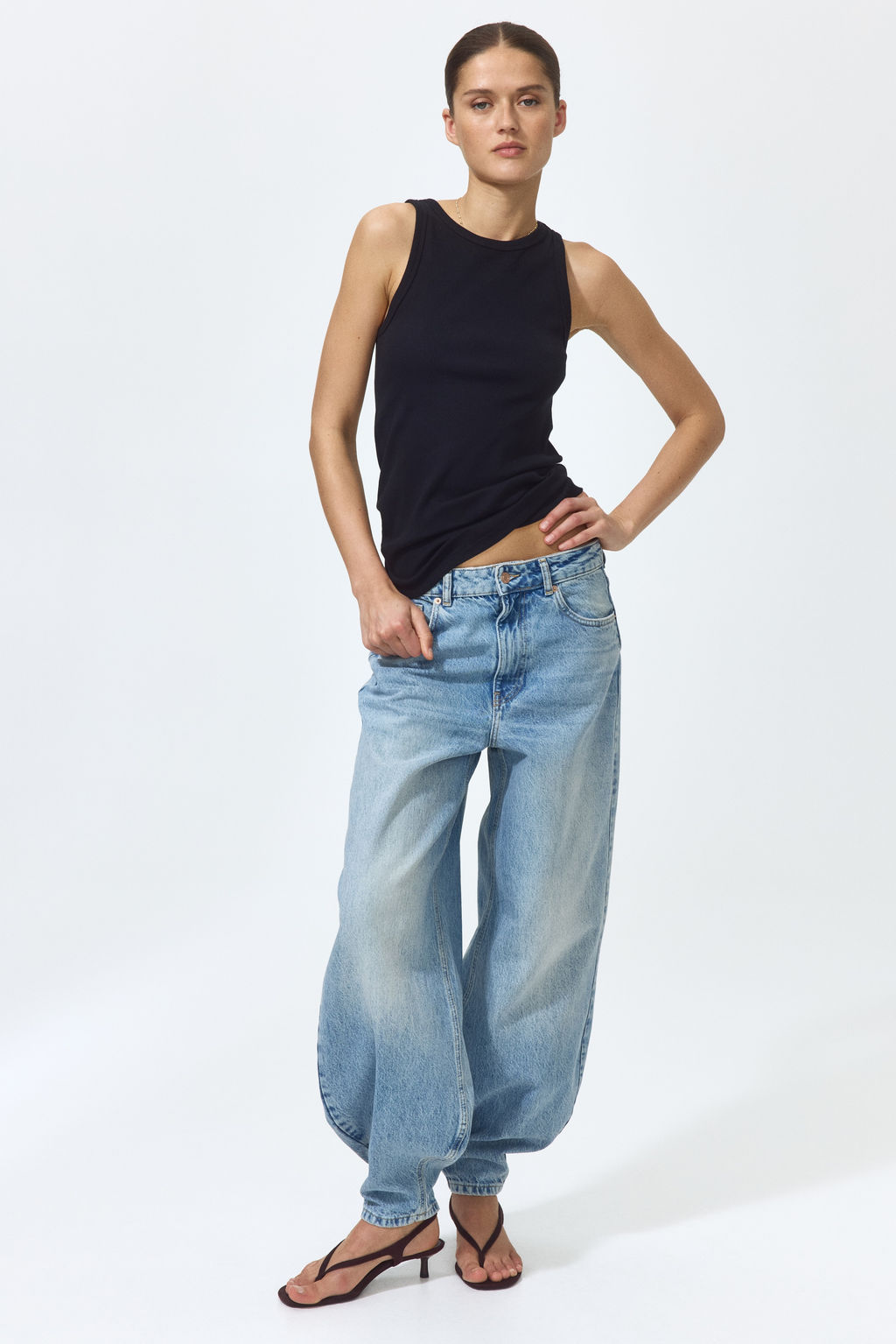 Barrel High Waist Ankle Jeans - H&m фото 2