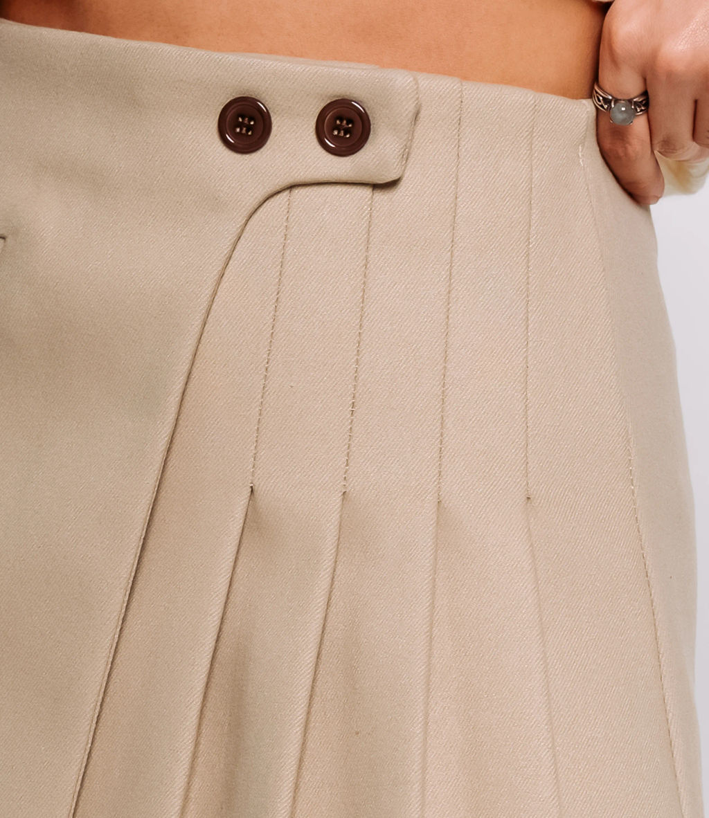 Юбка #КТ9972, бежевый