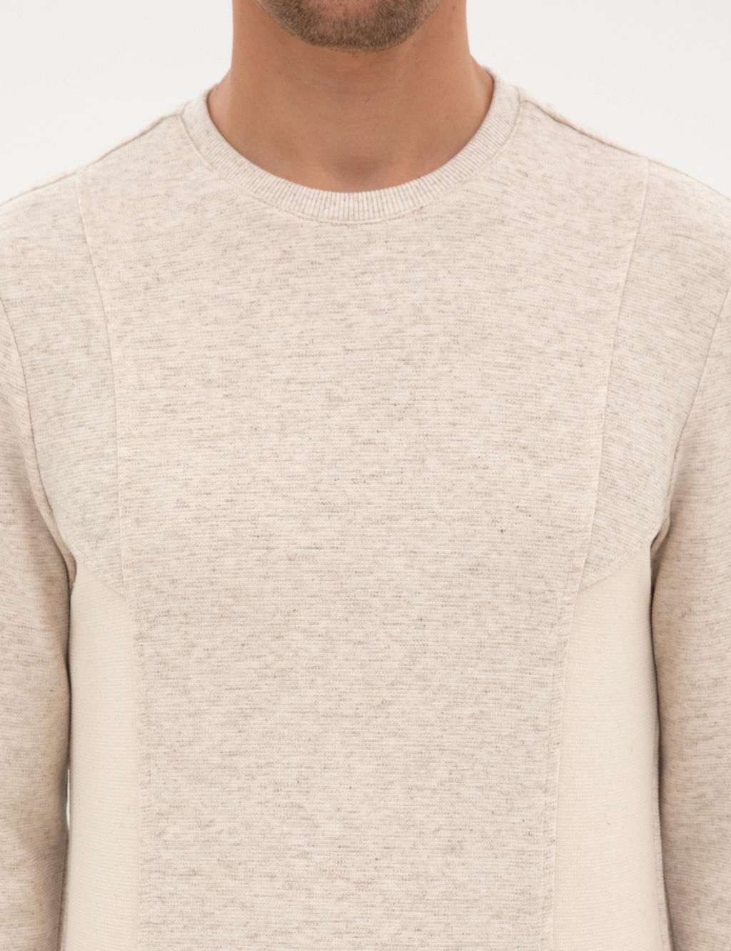 Bej Regular Fit Sweatshirt - Pierre cardin фото 6