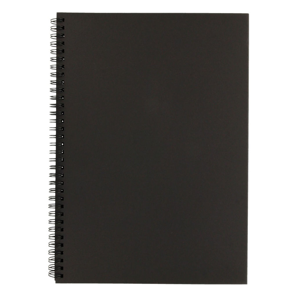 VISTA-ARTISTA SBC Альбом для эскизов 150 г/м2 A4 21 х 29.7 см на спирали 32 л. черная бумага - Лео фото 3