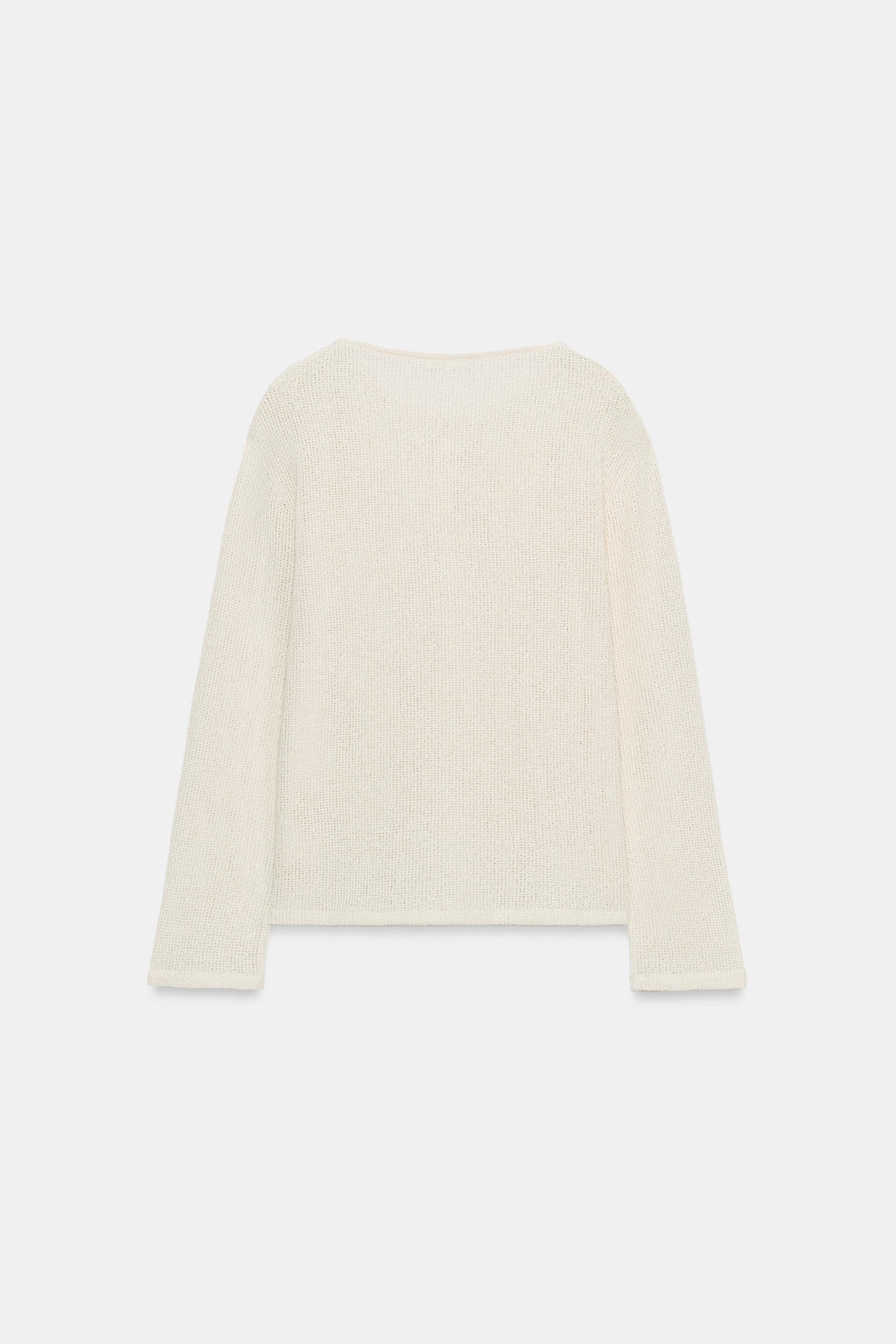 CAMISETA R?STICA CUELLO PANADERO / Crudo