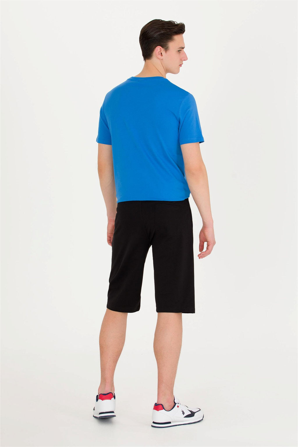 Мужские черные вязаные шорты - U.s. polo assn фото 11