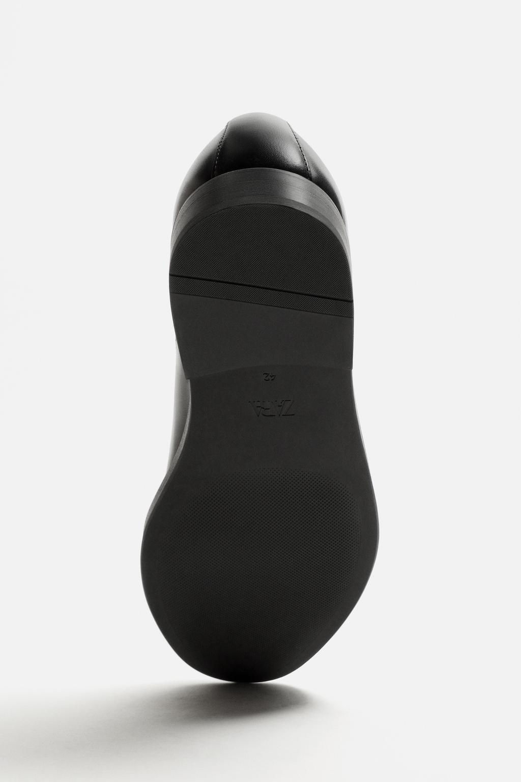 LEATHER BUCKLE SHOE - Zara фото 12