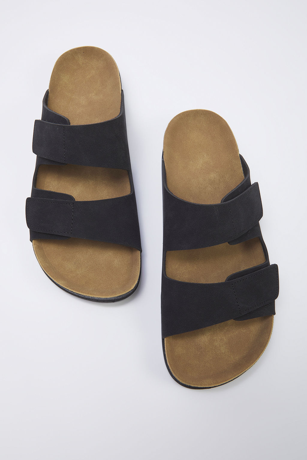 Trendyol Shoes Vizon Nubuk C?rt Bantl? Erkek Duz Taban Terlik TAKSS25TE00034 - Trendyolmilla фото 2