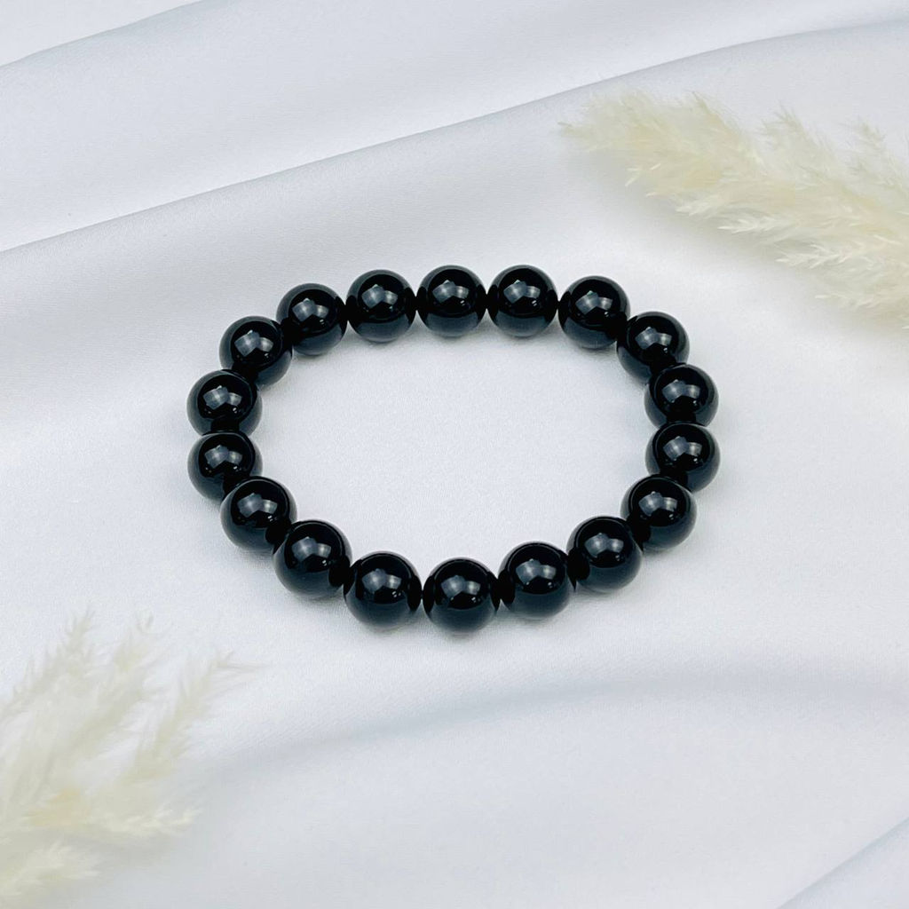 Браслет из Агата черного 16,5 см