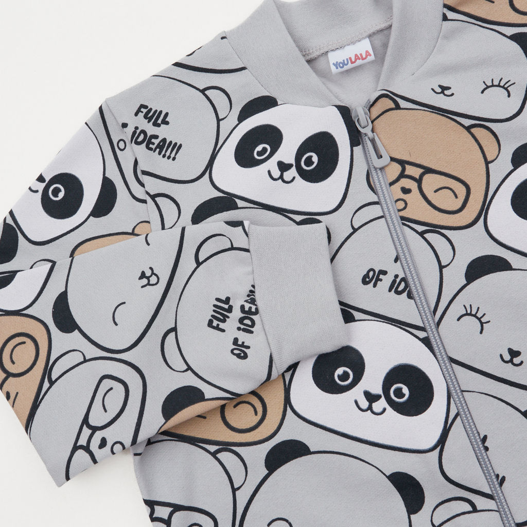 Куртка футер 2х нитка начёс 1802310201 - Youlala фото 2