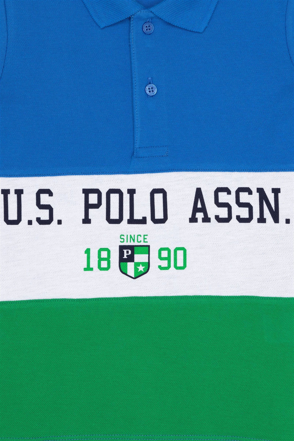 Зеленая футболка с воротником-поло для мальчика Неожиданная скидка в корзине - U.s. polo assn фото 6