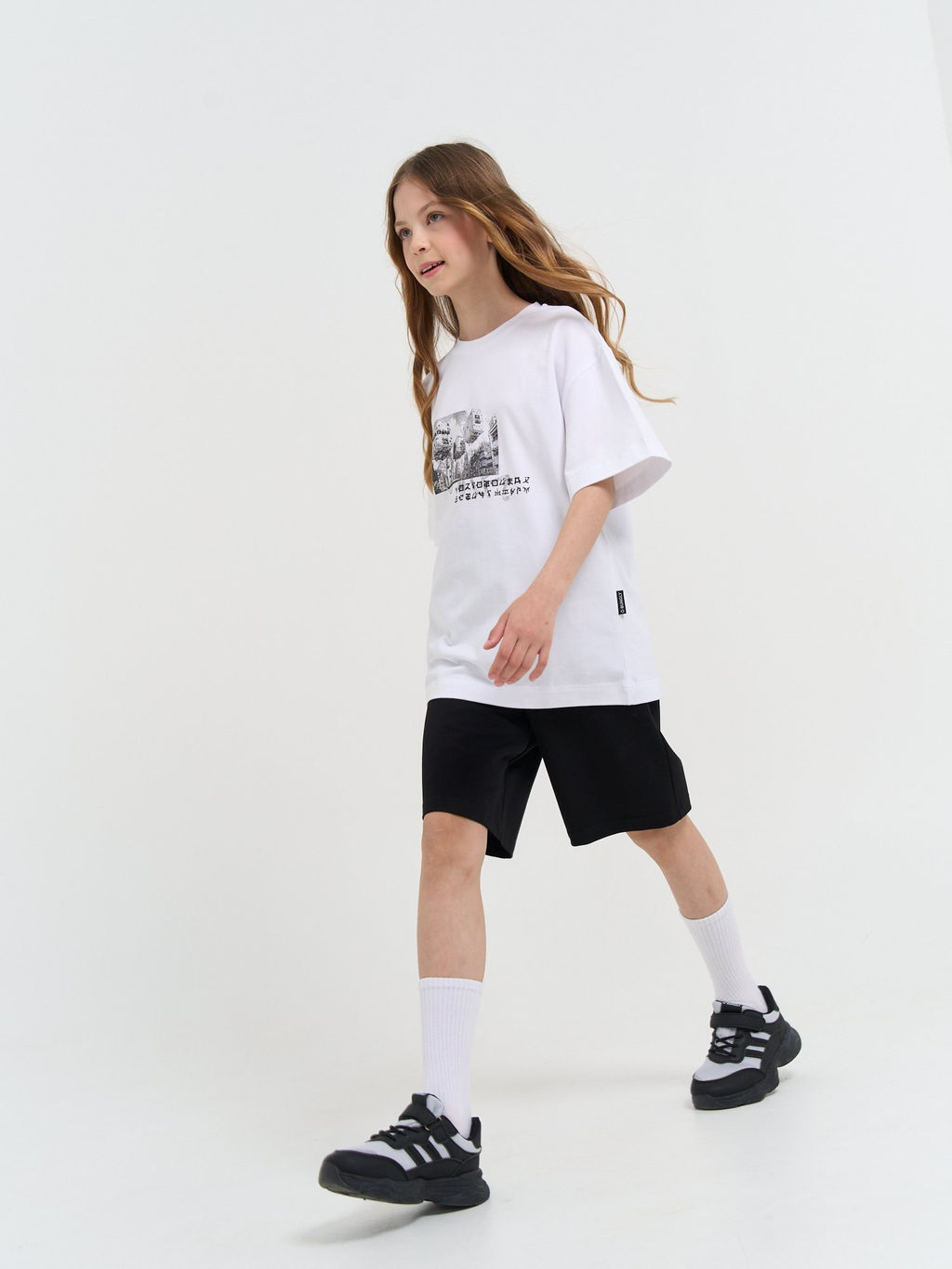 Шорты бермуды Черные 7+ - Bungly фото 9