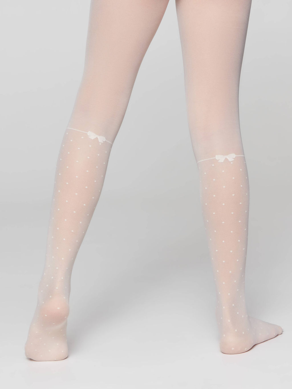 CONTE Колготки с имитацией гольфов в горошек MILANA milk - Conte elegant фото 3