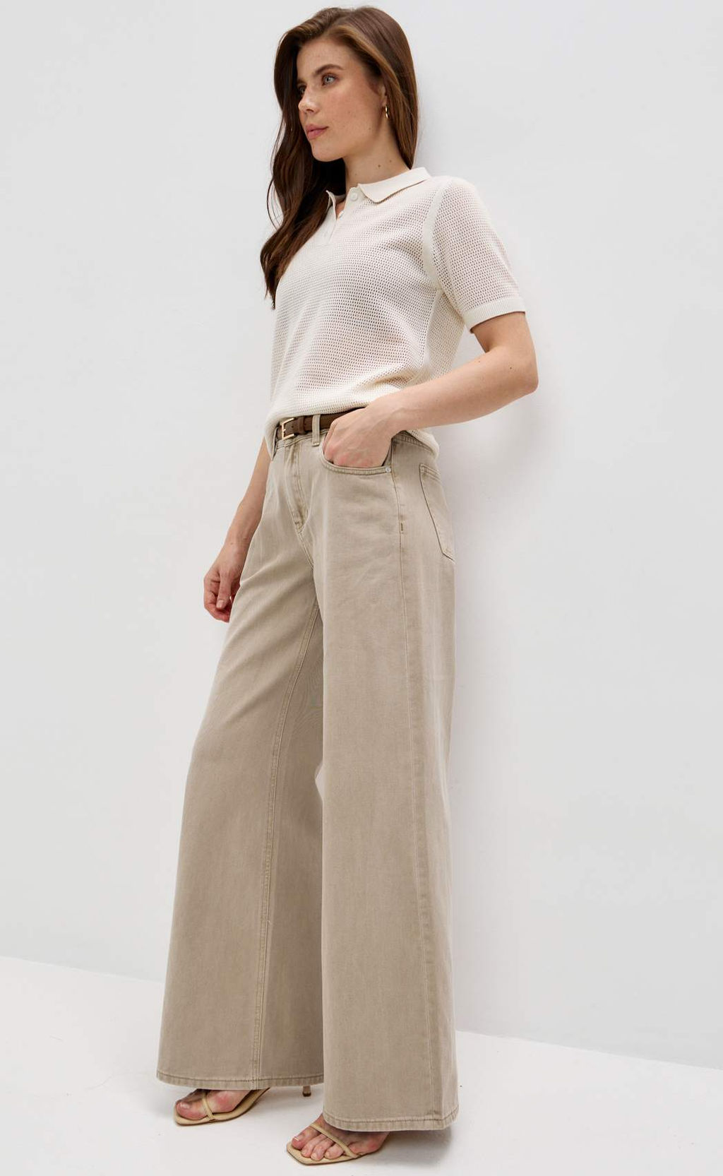 Джинсы Primm P612-0164 светло-бежевый хлопок  фото 8