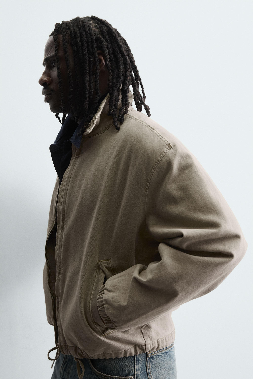 CONTRAST COLLAR PADDED JACKET - Zara фото 4