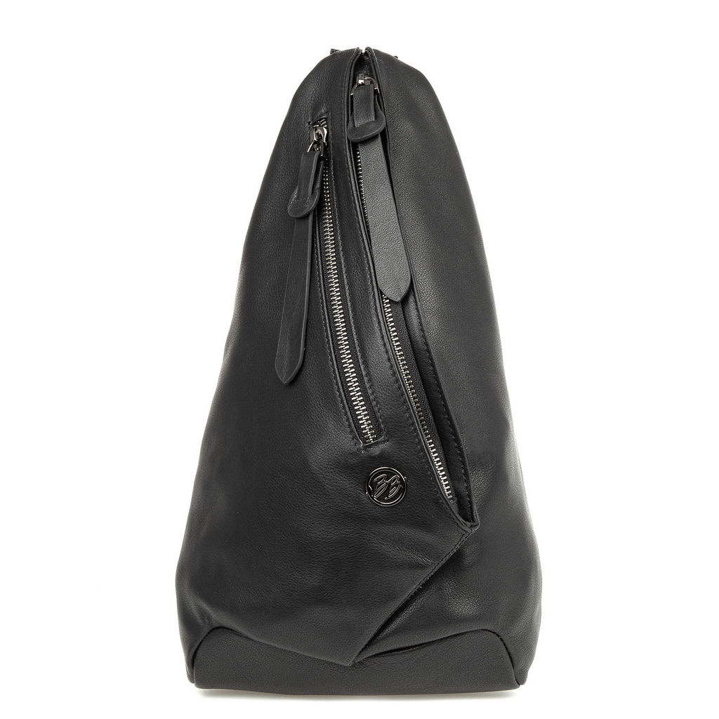 Мужская кожаная сумка-слинг