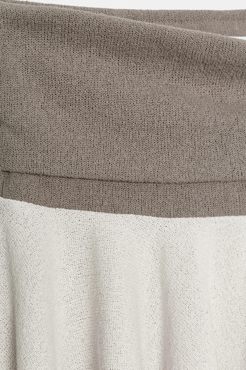 FALDA MINI R?STICA CONTRASTE / Crudo / Beige - Zara фото 7